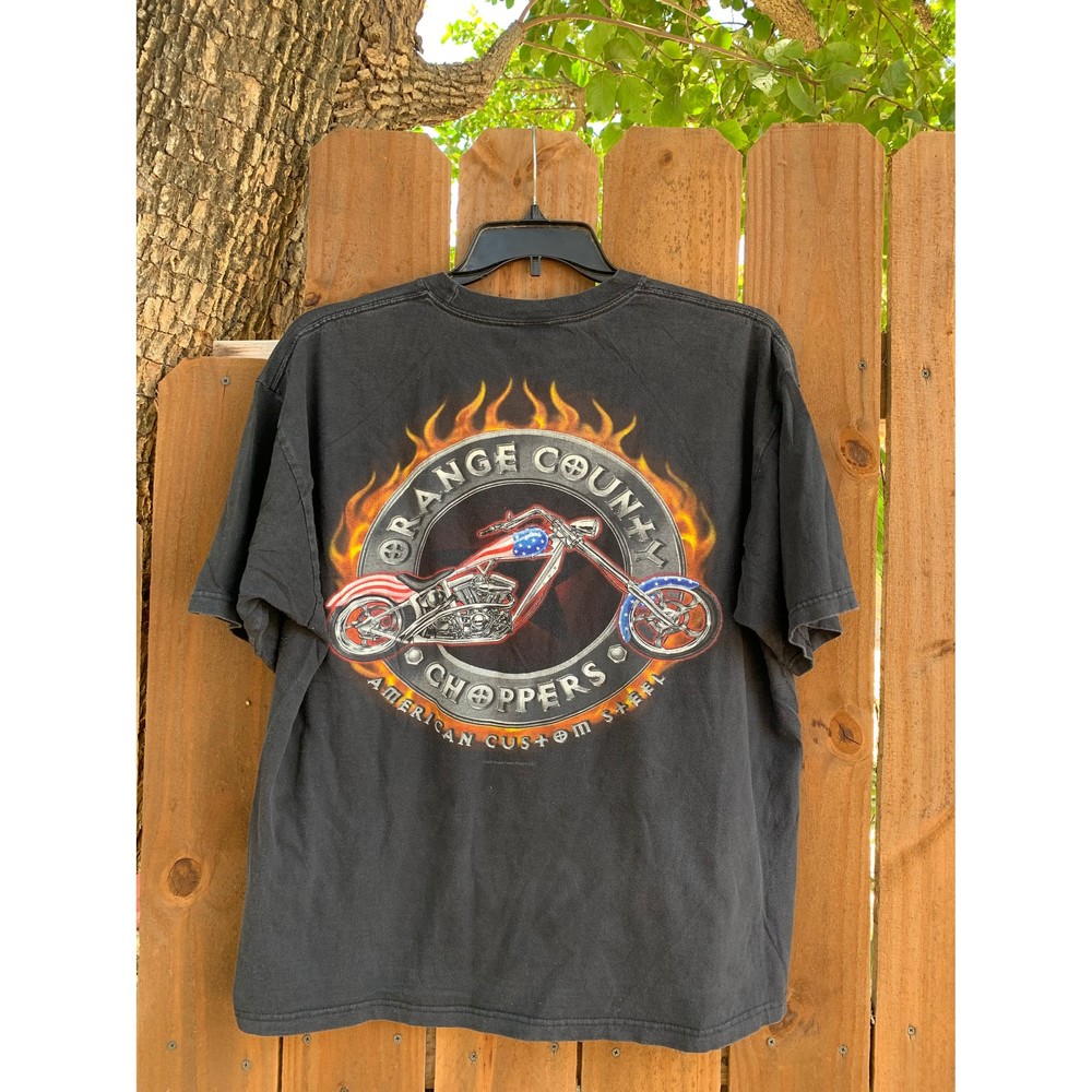 Vintage 2003 Orange County Choppers American Steel T-shirt Size XL